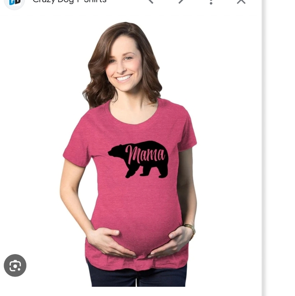 Crazy dog tshirt maternity part of 3 for 25 sale - Picture 2 of 4